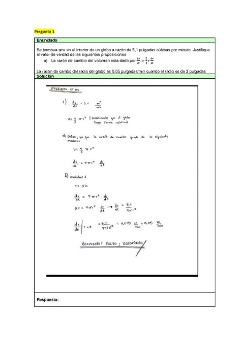 Formato De Soluci N De Desarrollo Para Estudiante Pregunta