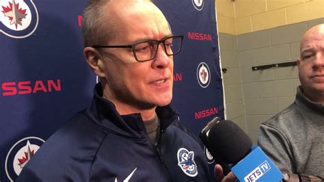 Winnipeg Jets Head Coach Paul Maurice Nov Youtube