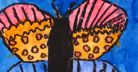 Lines Dots And Doodles Symmetrical Butterflies 2nd Grade