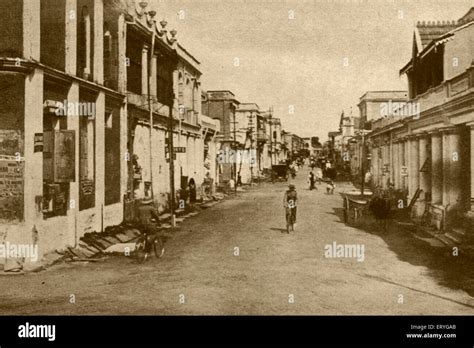 Old Vintage 1900s Houses On Commercial Street Bangalore Bengaluru