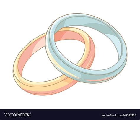 Wedding Rings Design Royalty Free Vector Image