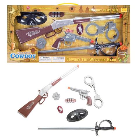 Buy Eccris Toys Toy Cowboy Wild West Set Playset With Sounds And Light