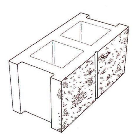 split face cmu block dimensions