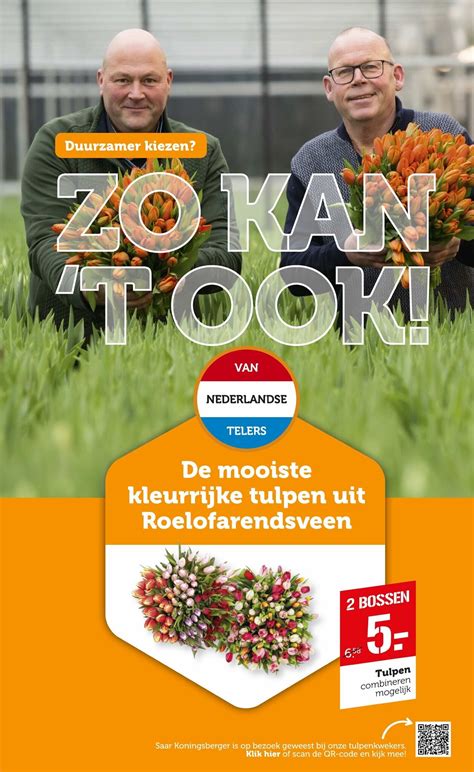 Tulpen Combineren Mogelijk 2 Bossen Aanbieding Bij Coop
