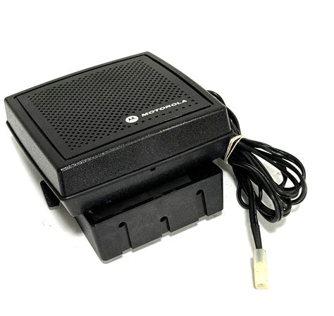 Motorola Hsn4032b External Speaker W Mounting Bracket Apx Xtl Ebay