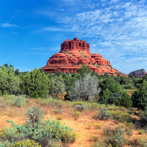 Premium Photo View Of The Red Rock Of Sedona Arizona