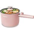 Amazon Topwit Hot Pot Electric L Ramen Cooker Portable Non Stick Frying Pan Electric
