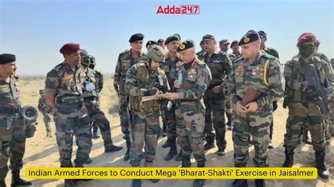 Indian Armed Forces To Conduct Mega Bharat Shakti Exercise In Jaisalmer