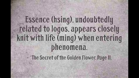 Carl Jung On The Secret Of The Golden Flower Youtube