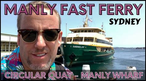 MANLY BEACH FERRY CIRCULAR QUAY TO MANLY WHARF SYDNEY YouTube