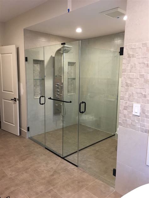 Traditional Bathroom Frameless Shower Doors Traditional Bathroom