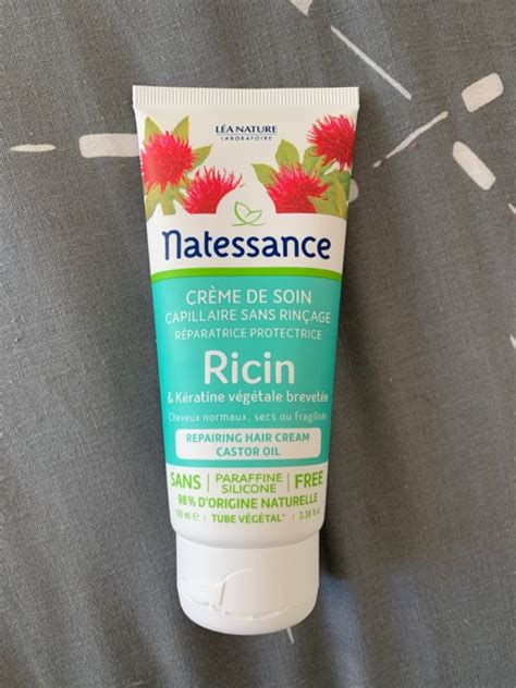 Natessance Crème de Soin Capillaire sans Rinçage Ricin 100 ml