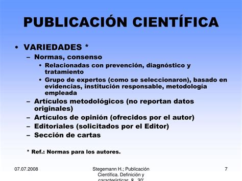 Ppt Publicaci N Cient Fica Definici N Y Caracter Sticas Powerpoint