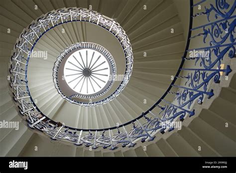 Tulip Staircase Queens House Greenwich London Stock Photo Alamy
