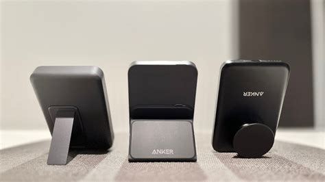 【anker】 Magsafe対応モバイルバッテリー（シンプルな2種類とスタンド付き3種類） On8