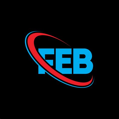 Logotipo De Febrero Carta De Febrero Diseño Del Logotipo De La Carta