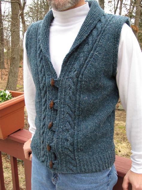 Ravelry Shawl Collared Vest Wg48 By Meg Swansen Knit Vest Pattern