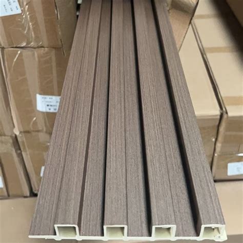 Waterproof Wpc Wall Panel Pvc Film Wood Plastic Wpc Ceiling Slat