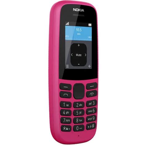 Telefon Mobil Dual Sim Nokia 105 2019 Pink World Comm The Phone