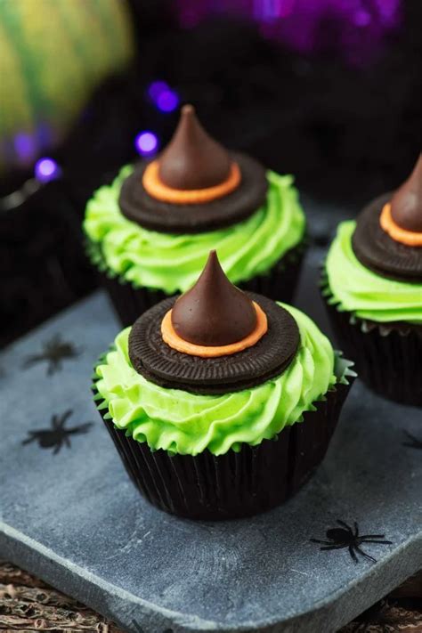 Witch Hat Cupcakes Homemade Hooplah Halloween Food Treats Homemade