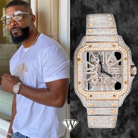 Jamie Fox Diamond Cartier Watch - Superwatchman.com