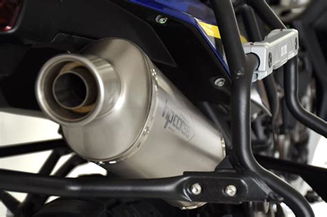 Hp Corse Exhaust Sp Titan Short High Silver As Yamaha Tenere