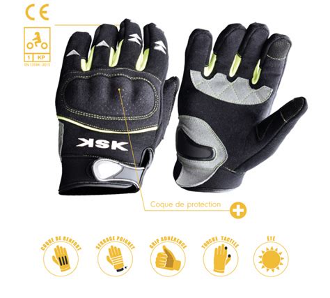 Gants Moto Mi Saison Cross Ksk Gants Moto Homologu S Scooteo