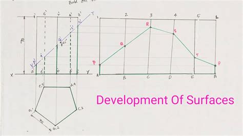 Development Of Pentagonal Prism Youtube