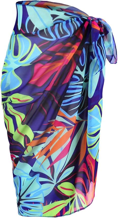 Beach Sarong Wrap Beachwear Sarong Chiffon Swimsuit Wrap Skirt Ladies