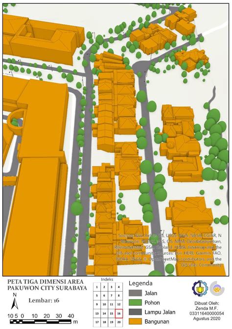 PEMODELAN KOTA TIGA DIMENSI MENGGUNAKAN DATA LIDAR DAN FOTO UDARA