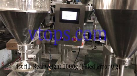 Semi Automatic Auger Fillers Powder Filling Machine Vtops