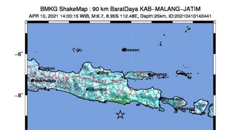 Gempa M Di Malang Bmkg Akibat Aktivitas Subduksi Hingga Catat