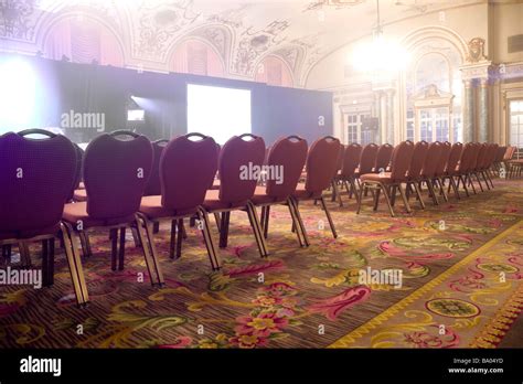 Open Seating At An Auditorium Corporate Event Stock Photo Alamy