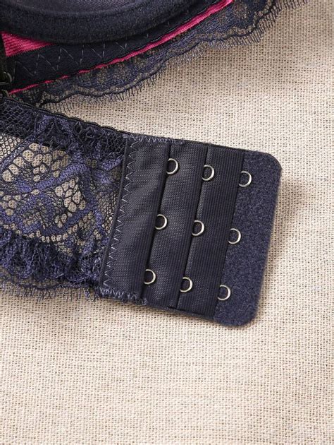 DesireSculpt 2pcs Romantic Sexy Lace Underwire Bra Set Supports Uplifting Lingerie For Sale