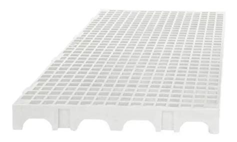 10 Palete Estrado Pallet Piso De Plastico Branco 50x25 Full R 108 Em