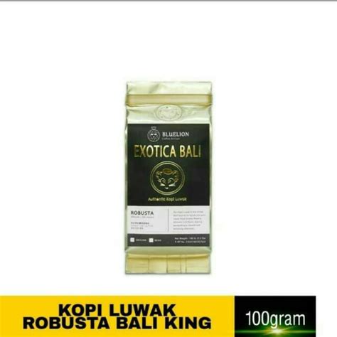 Jual Kopi Luwak Liar Robusta King Bali Per Gra Shopee Indonesia