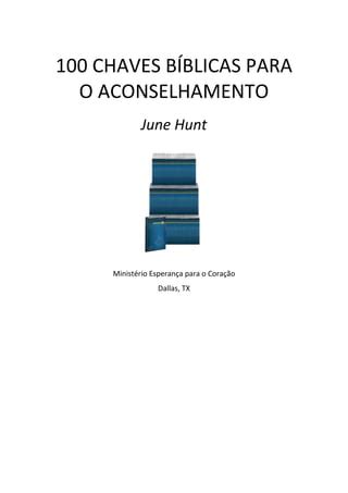 Chaves B Blicas Para O Aconselhamento Pdf