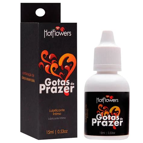Óleo Gotas do Prazer 15ml Hot Flowers Distribuidora Hot Flowers