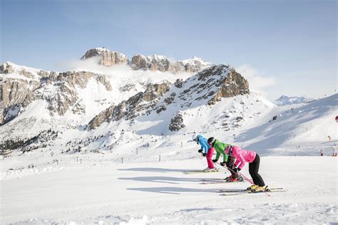 Skigebiet Belvedere Col Rodella Fassatal Dolomiti Superski