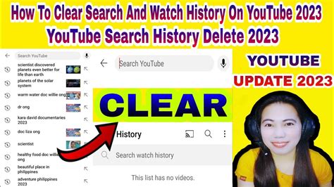 Youtube Search History Delete Update How To Clear Search And