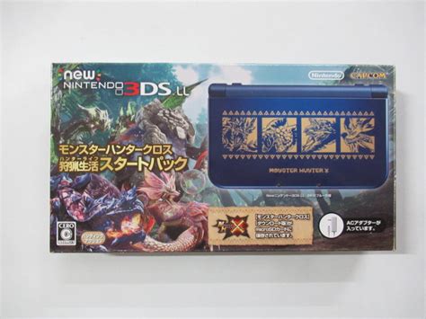 New ニンテンドー3dsll本体 モンスターハンタークロス 狩猟生活 スタートパック Mhxブルー仕様 │ レトロゲーム買取専門店レトログ