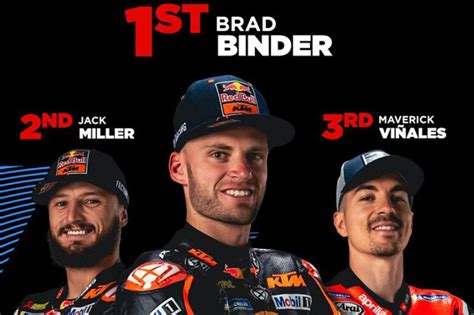 Binder And Miller Are Happy That Red Bull KTM Dominates The First Day