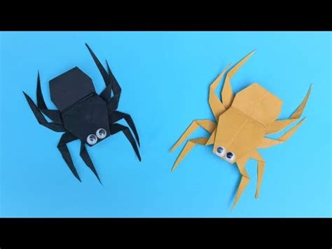 Origami Spider How To Make Paper Spider Easy Origami Paper Spider