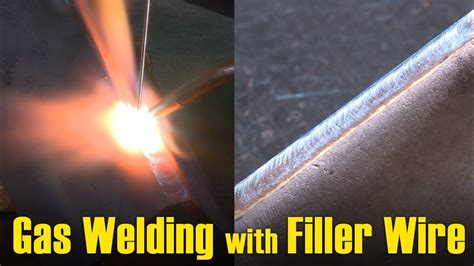 🔥 Gas Welding With Filler Wire Youtube