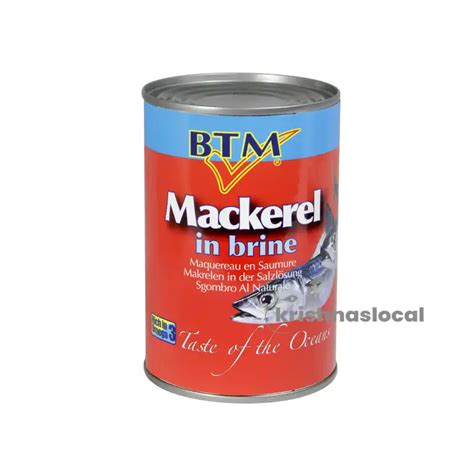 Btm Jack Mackerel In Brine 425g Asian Groceries Store