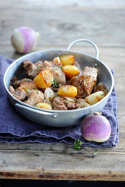 Cocotte de veau aux navets caramélisés Recette Cuisine