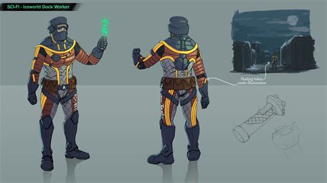 ArtStation - Character Design - Iceworld Dockworker