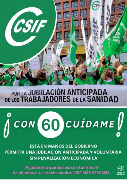 Csif Csif Por La Implantaci N De La Jubilaci N Anticipada Y