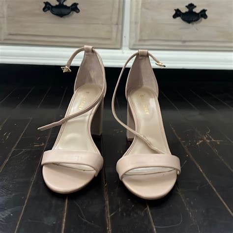 Birdy Grey Shoes Mary High Chunky Heel Birdy Grey Nude Blush Poshmark