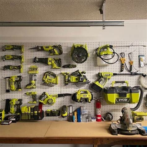 Ryobi Nation Wall Of Ryobi Ryobi Garage Renovation Home Projects